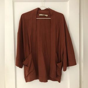 Shades of Grey by Micah Cohen Belted Kimono Cinnamon